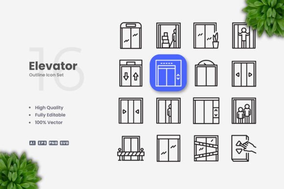 Elevator Icons: A Practical Vector Icon Set for Everyday Design Work