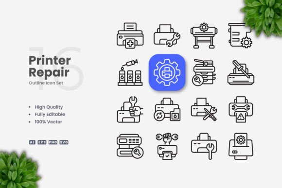Evaluating Printer Repair Icons for Your Projects