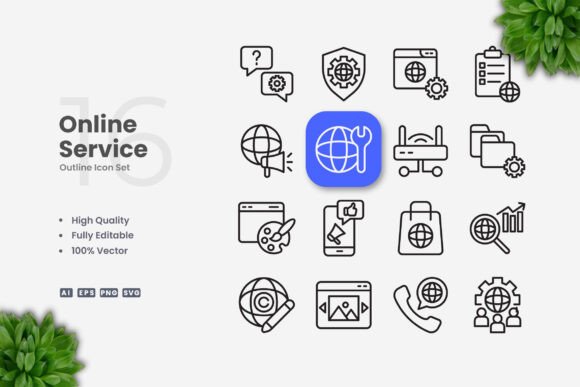 Online Service Icons: A Practical Resource for Streamlined Visual Communication