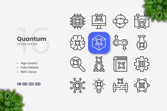 Quantum Icons for Clean Digital Design